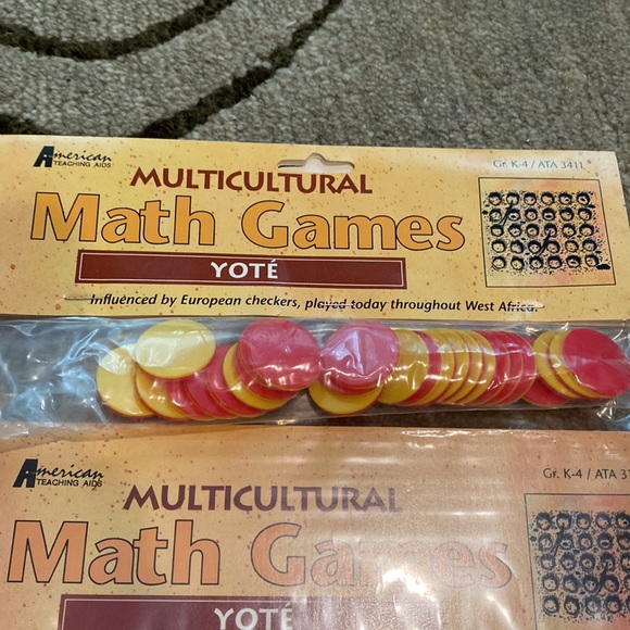 American Teaching Aids Toys American Teaching Aids Yote Multicultural Math Games Poshmark